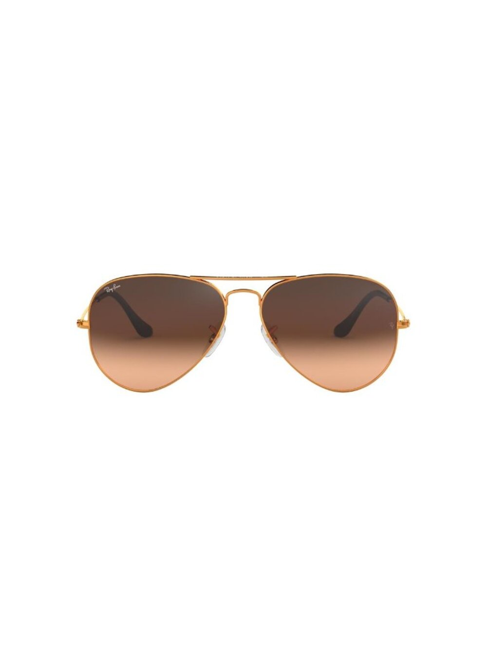 New Ray-Ban Unisex Sunglasses Bronze Aviator Pink Lens Metal Frame Ray Ban LARGE